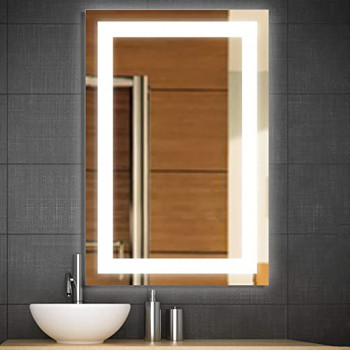 Зеркало для ванной с подсветкой Аделина 80х100 см